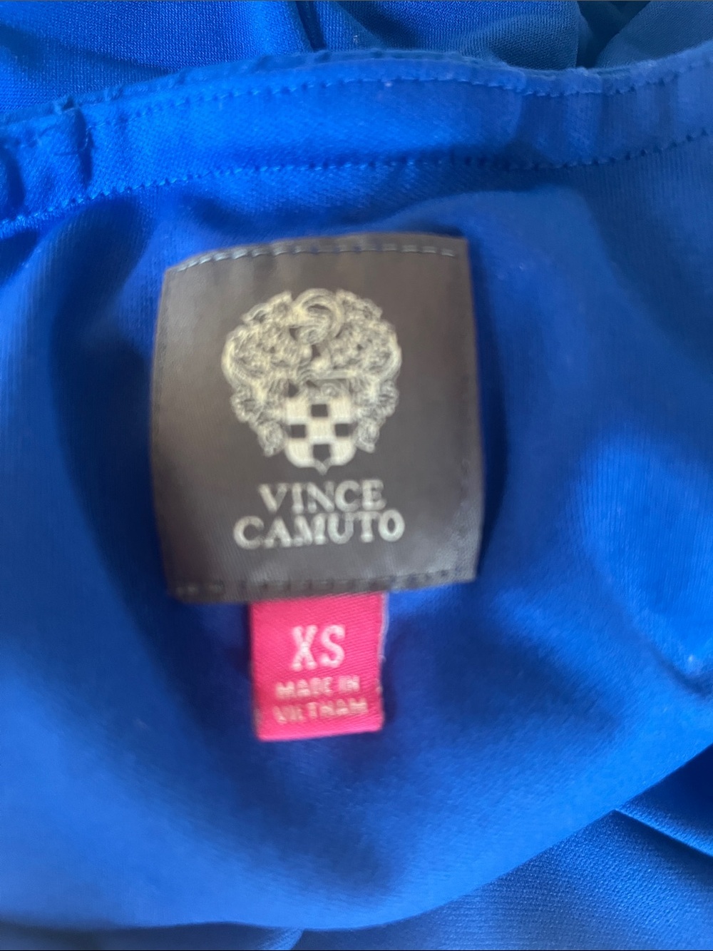 Vince Camuto Drapey Royal Blue Halter Jumpsuit - Picture 12 of 12